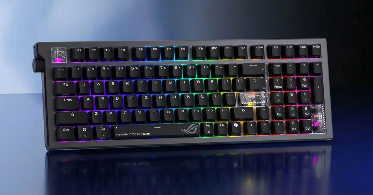 The Asus Morph 96 Wireless gives you the feel of a custom keyboard without the hassle of DIY