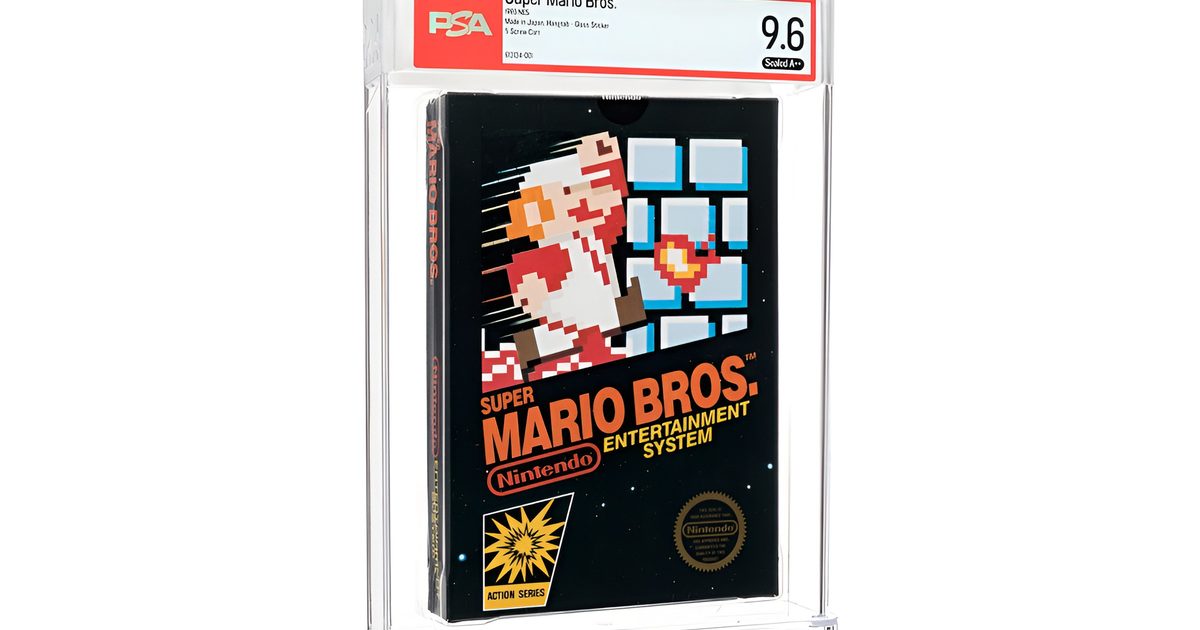 Nintendo copy of Super Mario Bros. just sold for $3 million